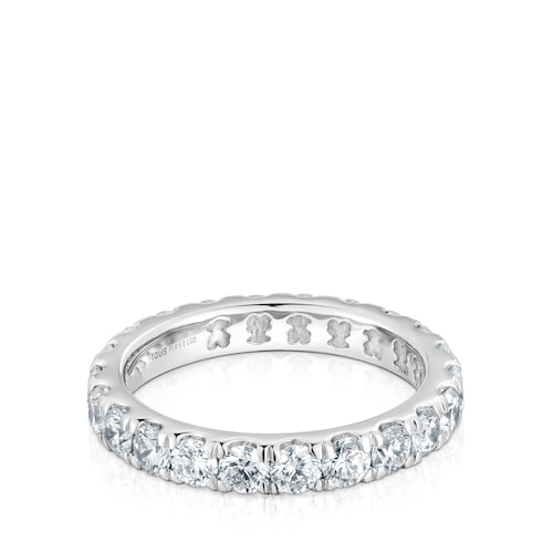 Platinum band Ring with lab-grown diamonds Les Classiques LGD