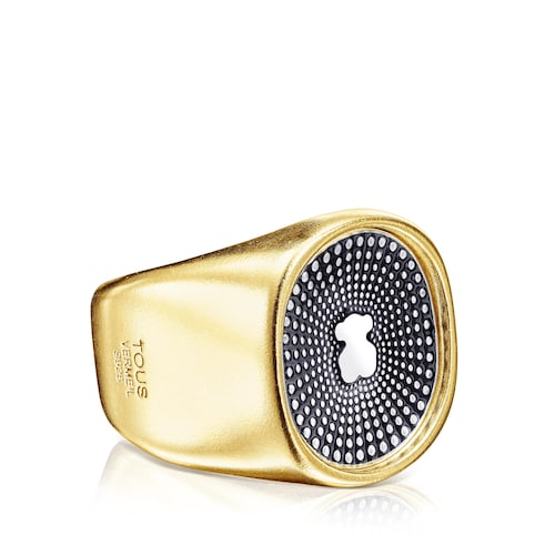 Two-tone Oursin Ring