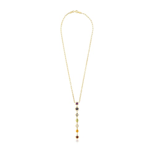 Magic Nature Necklace with gemstone strip