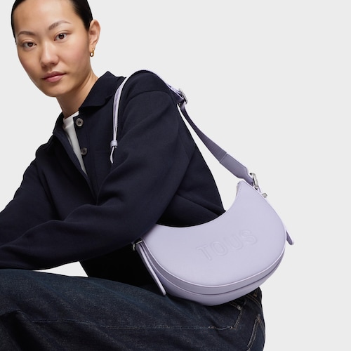 Bolso de hombro bandolera malva TOUS Brenda