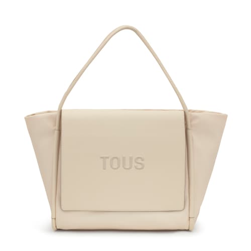 Capazo grande beige TOUS Silhouette Soft