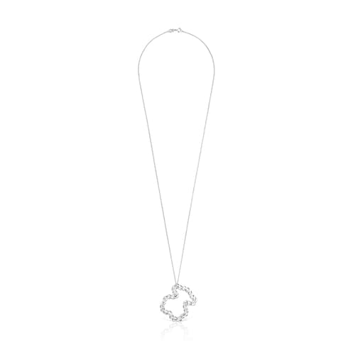 Twisted Necklace with XL bear motif