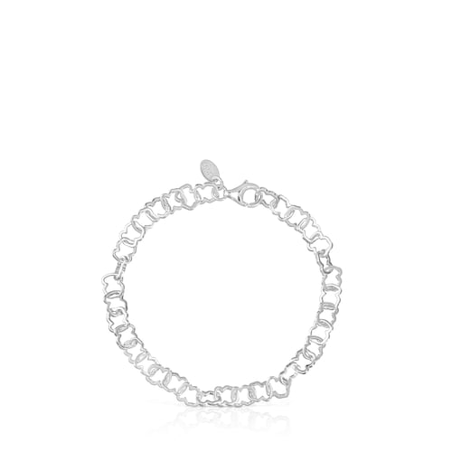 Pulsera de plata motivo 0,8cm Carrusel
