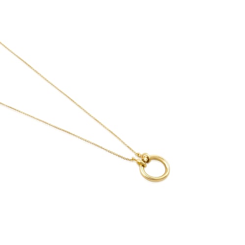 Gold Hold Necklace with 47-100" ring