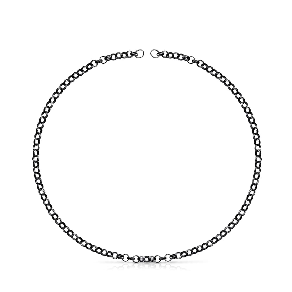 42 cm Dark Silver Hold Choker 42 cm Dark Silver Hold Choker