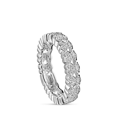 White Gold TOUS Puppies Ring with Diamonds 0,23ct
