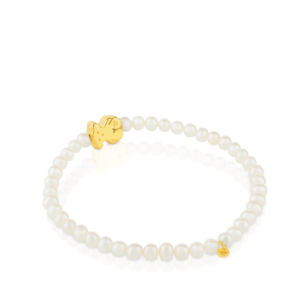 Pulsera en oro amarillo y perlas cultivadas Sweet Dolls Pulsera en oro amarillo y perlas cultivadas Sweet Dolls